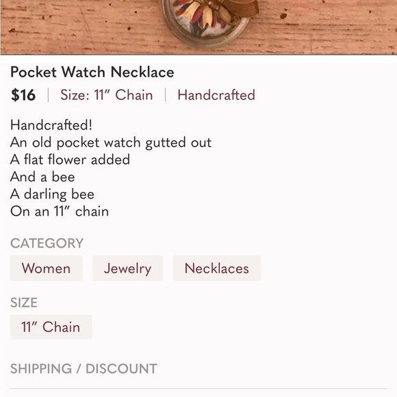 HANDCRAFTED NECKLACE - Picture 3 of 3